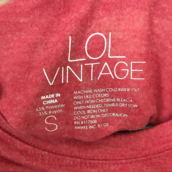 *3 for $25* LOL Vintage lot of 2 shirts, Small - Picture 5 of 6